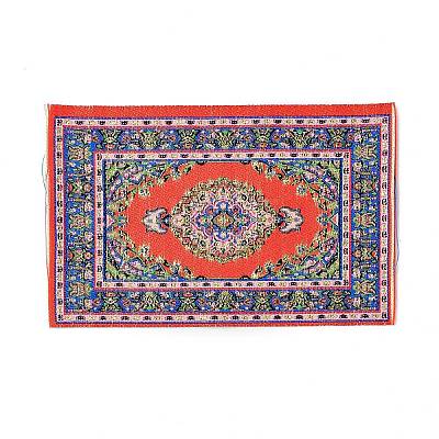 Silk Miniature Ethnic Style Carpets MIMO-PW0001-008A-1