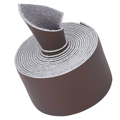 Flat Microfiber Imitation Leather Cord LC-WH0006-07C-03-1
