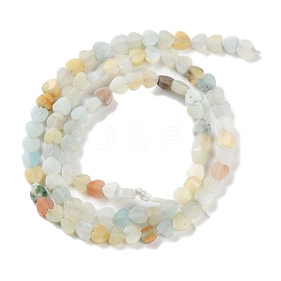 Natural Flower Amazonite Beads Strands G-M403-A34-01-1