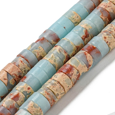 Synthetic Imperial Jasper Dyed Beads Strands G-D077-D01-01E-1