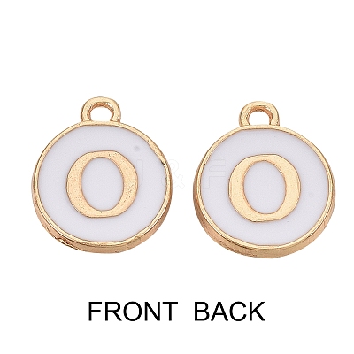 Golden Plated Enamel Alloy Charms ENAM-SZ0001-26A-O-1