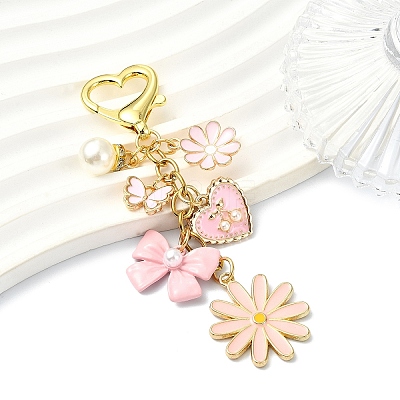 Alloy Enamel Pendant Decorations HJEW-YW00429-04-1