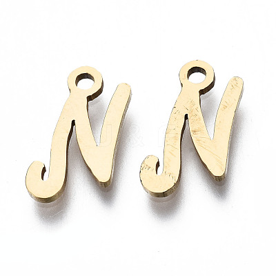 201 Stainless Steel Charms STAS-T044-217G-N-1