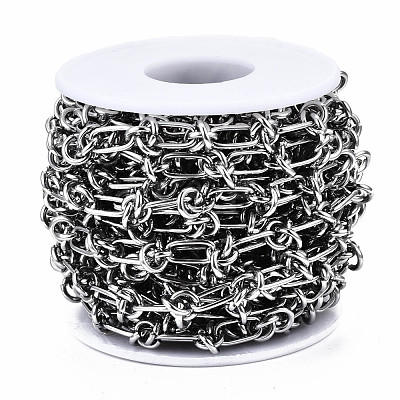 Tarnish Resistant 304 Stainless Steel Link Chains CHS-S008-005P-1