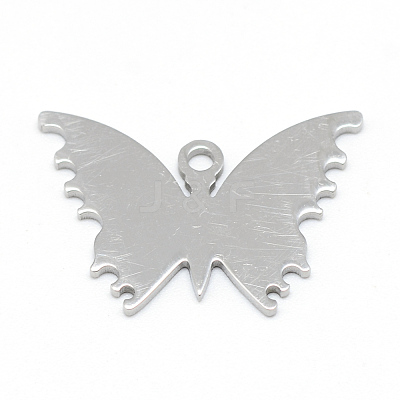 Non-Tarnish 201 Stainless Steel Stamping Blank Tag Pendants STAS-T008-003-01-1