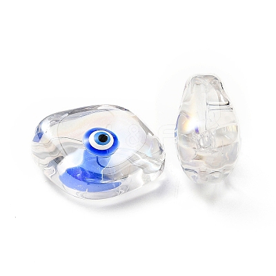 Transparent Glass Beads GLAA-F121-01I-1