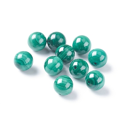 Natural Malachite Beads G-E557-13B-1