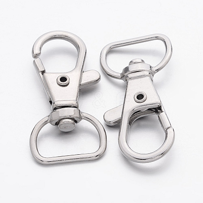 Zinc Alloy Swivel Lobster Claw Clasps E341-5-1-1