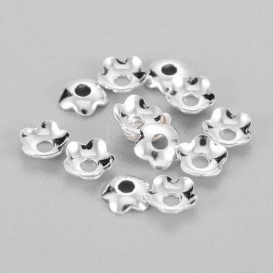 Brass Bead Caps KK-TB857-S-1