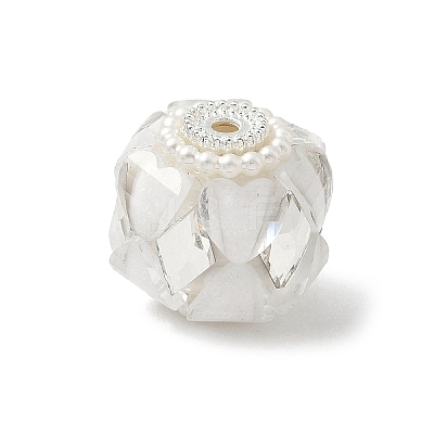 Transparent Acrylic Beads CLAY-NH0003-04S-1