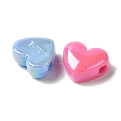 UV Plating Acrylic Beads OACR-H123-08-1