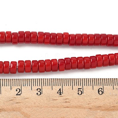 Opaque Glass Beads Strands GLAA-I060-01C-1