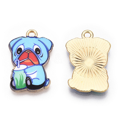 Printed Alloy Pendants ENAM-N056-199C-1