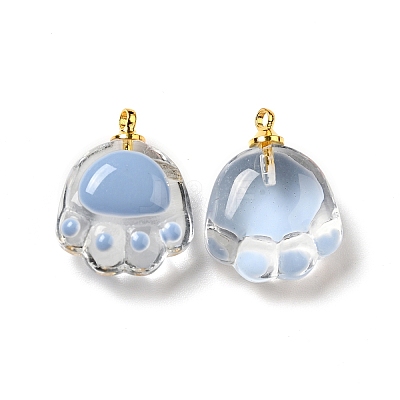 Transparent Glass Pendants FIND-I029-03E-1