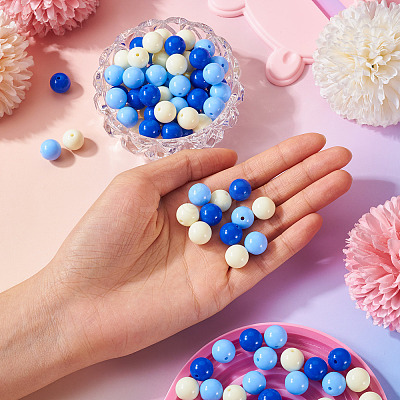 Opaque Acrylic Beads OACR-TAC0014-06G-1