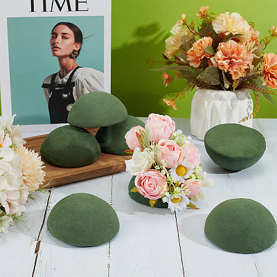 8Pcs Half Ball Flower Craft Foam DIY-OC0014-45-1