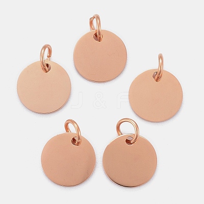 Ion Plating(IP) 304 Stainless Steel Pendants STAS-I311-32C-RG-1