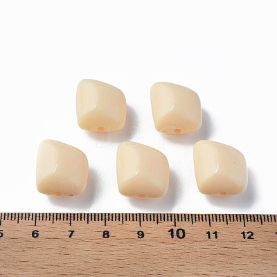 Opaque Acrylic Beads MACR-S373-15A-A15-1