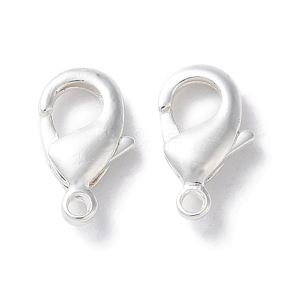 Rack Plating Brass Lobster Claw Clasps KK-F090-27S-02-1