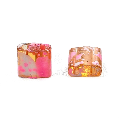 2-Hole Transparent Glass Seed Beads LS-SEED-S023-30C-14-1