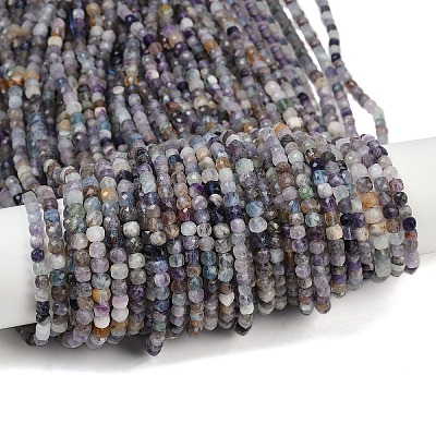 Natural Fluorite Beads Strands LS-G-L628-D06-01-1