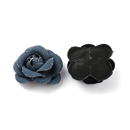 Denim Cloth Flowers DIY-WH0409-39B-1