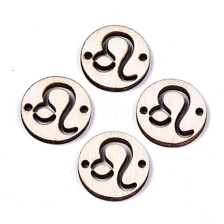 Unfinished Natural Poplar Wood Links Connectors WOOD-S045-139A-04-1