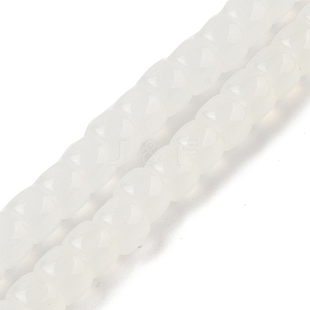 Baking Plating Glass Beads Strands X1-GLAA-H036-01B-1