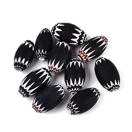 Handmade Millefiori Glass Barrel Beads LS-LA-N002-28C-1