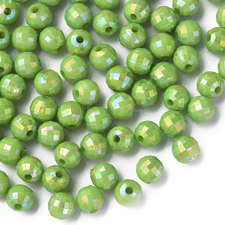 Opaque Acrylic Beads MACR-S371-135-I08-1