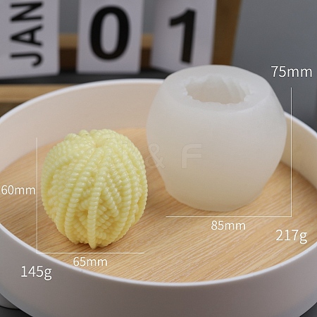 Yarn Shape Food Grade Candle Silicone Molds PW-WGB5211-02-1