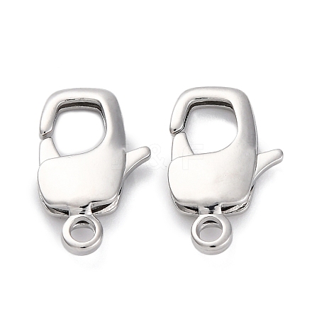 Brass Lobster Claw Clasps X-KK-H513-01A-P-1