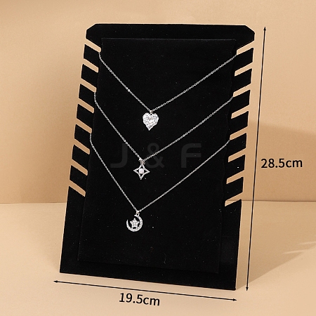 Velvet Necklace Display Stands PW-WG51376-02-1