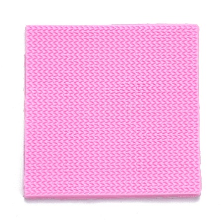 DIY Sweater Stitch Texture Food Grade Silicone Molds DIY-B034-03-1