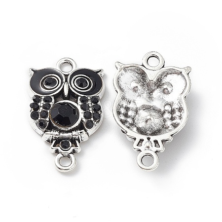 Alloy Rhinestone Connector Charms FIND-C019-10AS-04-1