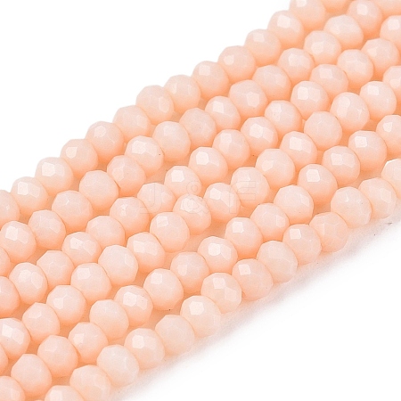 Opaque Solid Color Imitation Jade Glass Beads Strands LS-EGLA-A044-P1mm-D05-1