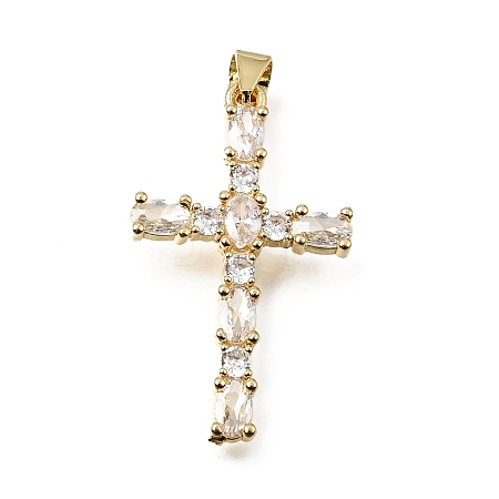 Easter Brass Pave Cubic Zirconia Pendants CU-E002-01F-G07-1