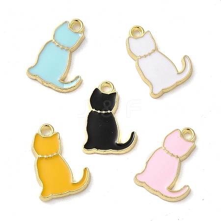 Alloy Enamel Pendants ENAM-Q507-08-1