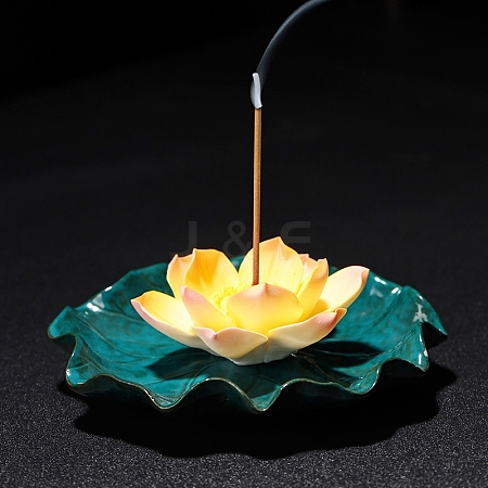 Lotus Ceramics Incense Burners PW-WG180BE-02-1