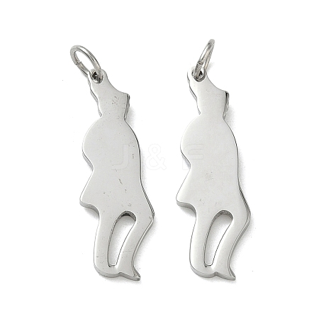 304 Stainless Steel Pendants LS-STAS-P423-03P-1