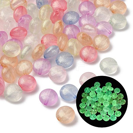 Luminous Transparent Acrylic Beads LACR-S001-04-1