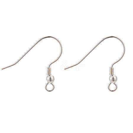 925 Sterling Silver Earring Hooks X-STER-K167-052S-1