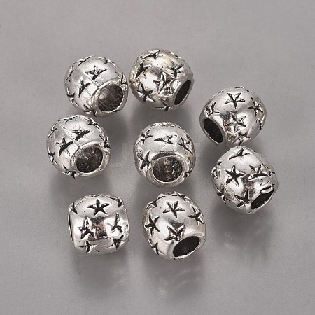 Tibetan Silver Beads X-LF10435Y-1