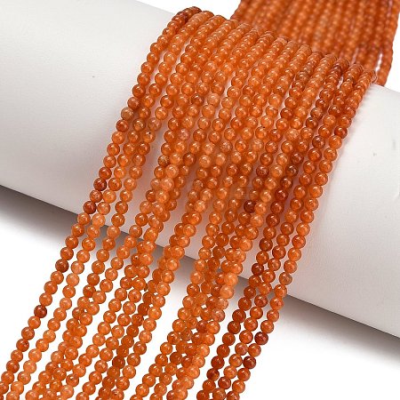 Natural Red Aventurine Beads Strands G-Z116-A24-2mm-1