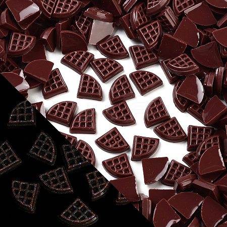 Luminous Resin Imitation Chocolate Decoden Cabochons RESI-K036-28F-02-1