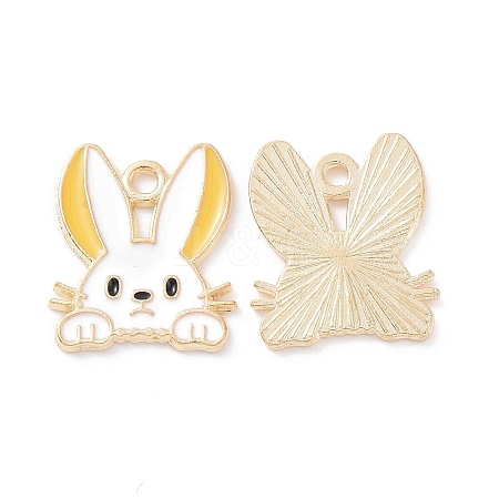 Alloy Enamel Pendants PALLOY-D015-08A-1