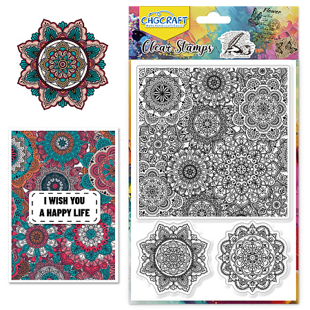 PVC Plastic Clear Stamps DIY-WH0631-0760-1