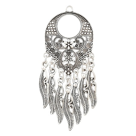 Tibetan Style Alloy Big Pendants AL-CBAAECB-02AS-G-1