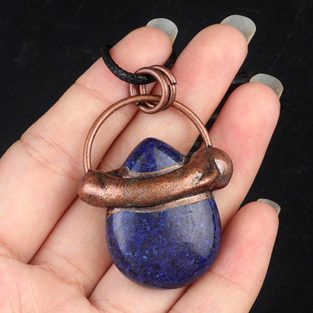 Natural Lapis Lazuli Pendants PW-WG1CD35-07-1