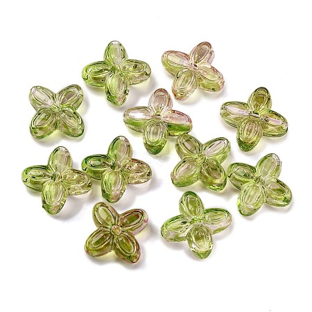 794Pcs Two Tone Transparent Acrylic Beads LS-MACR-K359-24B-1